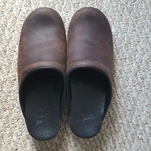Dansko Sonia clogs, brown/black 38 7.5